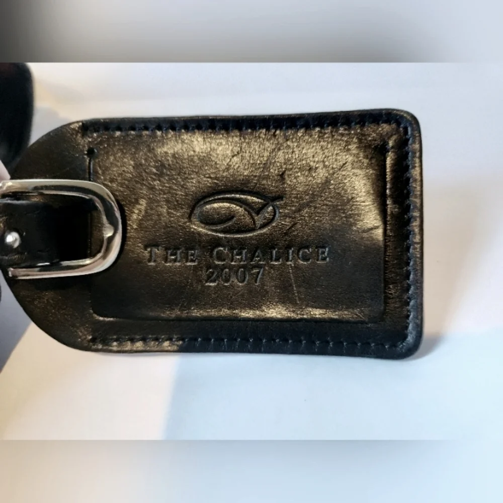 Vintage MULHOLLAND Black Leather Briefcase THE CHALICE 2007 - Picture 7 of 16